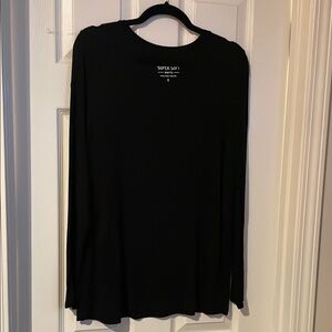 Super Soft Black Long Sleeve Top